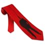 Men's Hanging Polyester Tie by Wild Ties in Red