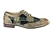 Ferro Aldo Men's 19266A Wing Tip Plaid Dress Oxfords