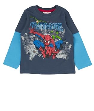 Long Sleeve Spiderman T-Shirt