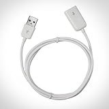 Apple Styled USB Extension Cable (3.5ft Long) - Doubles the Length When Connected to Your Existing iPhone or iPod Cable -...