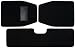 Impulse Merchandisers 44030 SUV Black Carpet Floor Mat Set - 3 Piece Impulse Merchandisers 44030 SUV Black Carpet Floor Mat Set - 3 Piece