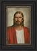 Framed Christ in Red Robe Religious Christian Art