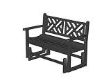 Chippendale 48 Glider Frame Color: Black
