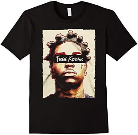 Men's Black Free Kodak T-shirt Small Black