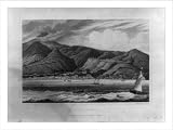 Historic Print (M): Roseau, Dominica / drawn by Lieut. Caddy, Royl. Artilly. ; engraved by J. Harris.