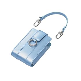 Casio ESC-120 BE brightblau leather case
