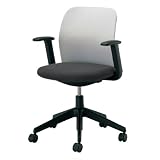 kokuyo AGATA/D(�A�K�^�f�B�[)�`�F�A�[ ���[�o�b�N ���I�t �u���b�N(�w�z���C�g) W630�~D530�~H850-940mm