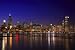 Chicago Skyline Poster - Night - 24 X 36