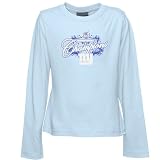 Reebok New York Giants Sky Blue Girls Youth Super Bowl XLII Champions Starblue Night Long Sleeve T-shirt