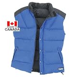 TAIGA Blackcomb 800 - Men's Goose Down Vests, Royal Blue, MADE IN CANADA