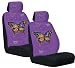 Front Low Back Car Truck SUV Butterfly Seat Cover By Dan Morris - Pair