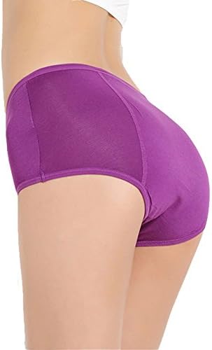 Larnaca Women's Leak-proof Physiological Triangle Panties (X-large, Deep purple)