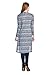 82 Days Women'S Hacci Open Front Stylish Long Cardigan - Print