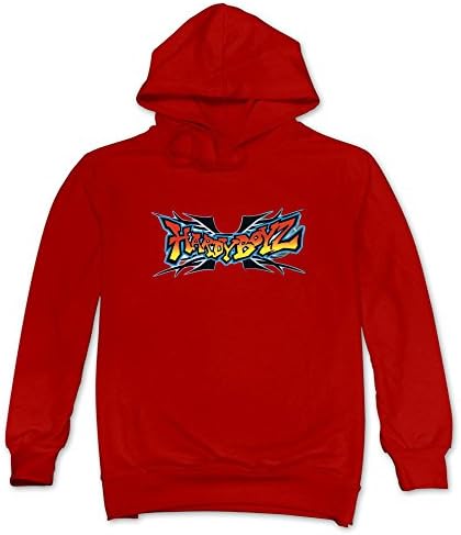 CAILING Men's Hardy Boyz Wwe Logo Classic Hoodie Red L