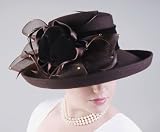 Winter Wool Felt Church Hat - 400486