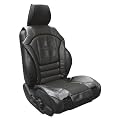 Autositzbezug gepolstert - schwarz  (Sportex-Serie)