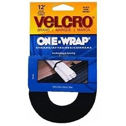 Velcro USA 90340 Velcro Brand 12' Black Adhesive Fastener
