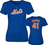 Tom Seaver New York Mets Women's Cooperstown Name & Number Tee - Medium