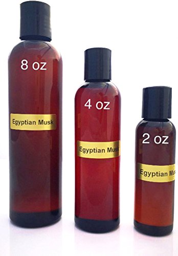 Pure Egyptian Musk - Uncut Scented Body Oil - Unisex Fragrance for Men and Women - Refillable Bottle