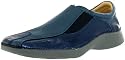 BACCO BUCCI Mercury Mens Shoes Italian Leather Lined Casual Slip Ons Sneakers Blue/Grey