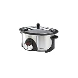 Rival SCRC500W 5 Quart Round Countdown Smart-Pot Crock-Pot