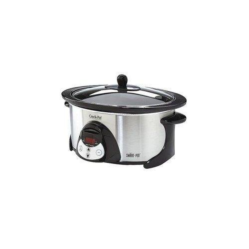 Childrens Toyshop  Kitchen & Housewares : Rival SCRC500W 5 Quart Round Countdown Smart-Pot Crock-Pot
