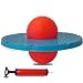 Rock N Hop Red/Blue Lolo Ball complete with Inflation Pump