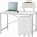 FBC ���[�N�f�X�N MDF/�X�`�[���� �z���C�g WD1160-SH