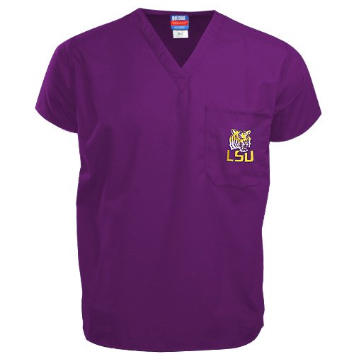 LSU Tigers Purple Scrub Top (XXX-Large)