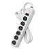 Fellowes - Surge suppressor - AC 110 V - 6 output connector(s) - Canada, United States