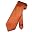 100% Silk Solid Burnt Dark Orange Neck Tie. Men's NeckTie