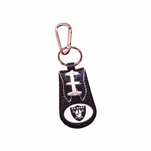 Oakland Raiders Team Color NFL Football Keychain