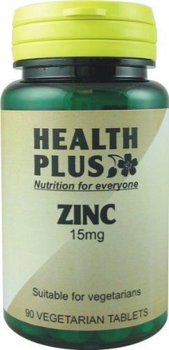 Health Plus Zinc 15mg Mineral Supplement - 90