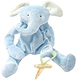 Bunnies By The Bay Peanut Silly Buddy Plush Toy, Blue Elephant with Pacifier Holder