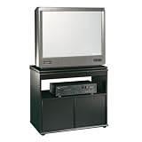 Black Swivel Top TV Stand