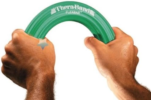 Thera-Band FlexBar - Resistance: 15 lbs. (Green), Pack of 2