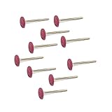 JINTONG ゴム砥石 2.35mmシャンク コーン ヘッド セラミック 研磨 マウント10個入り