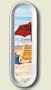 Spoon Rest ~ Beachy Keen ~ 11 inches x 3.5 inches ~ heavy ceramic ~ code 272