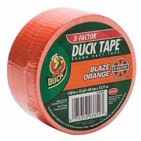Colored Duck Tape 1.88'' Wide 15 Yards-Orange