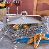 HOME ACCENTS FLORAL RECT BAKER