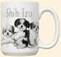 Shih Tzu Puppy Puppies Large 15oz Ceramic Mug