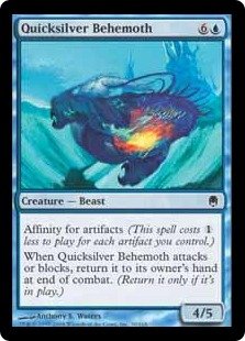 マジック：ザ・ギャザリング 【英語】 【ダークスティール】 水銀のビヒモス/Quicksilver Behemoth