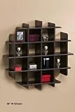 Circular Wall Shelf 38w Espresso