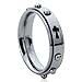 6MM Stainless Steel Wedding Band Ring Cross Engraved Rosary Spinner Praying Ring (5 to 14) For Unisex Men & Women
