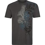 SPLIT Tree Top Mens T-Shirt - Charcoal
