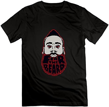 Fear The Beard James Harden Houston Rockets Men's T-shirt M,Black