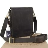 Visconti Leather Hunter Messenger Bag