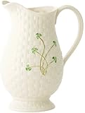 Belleek 1260 Kylemore Pitcher, 8.5-Inch, White