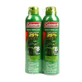 Coleman Deet Twin Pack Insect Repellent, 6-Ounce