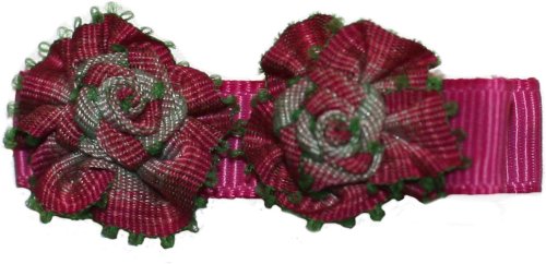Click here to buy Posies Accessories Full Flowers 2 Hair Clippie Garden Rose (Pink).